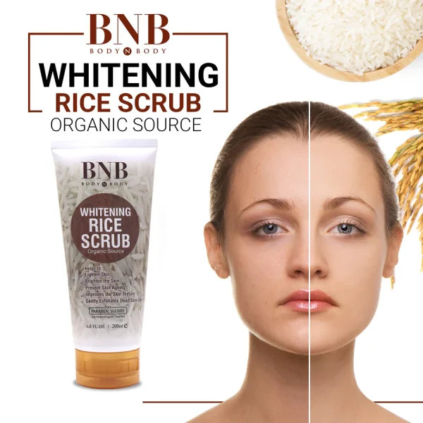 BNB Rice Extract Brightening Skincare Kit | Face Wash, Scrub & Mask