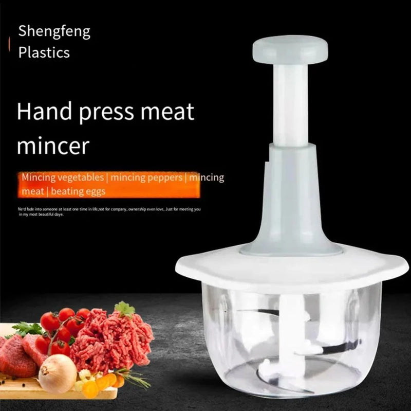 Hand Pat Chopper /Mixer/Blender to Chop Fruits OnionsFresh Meat